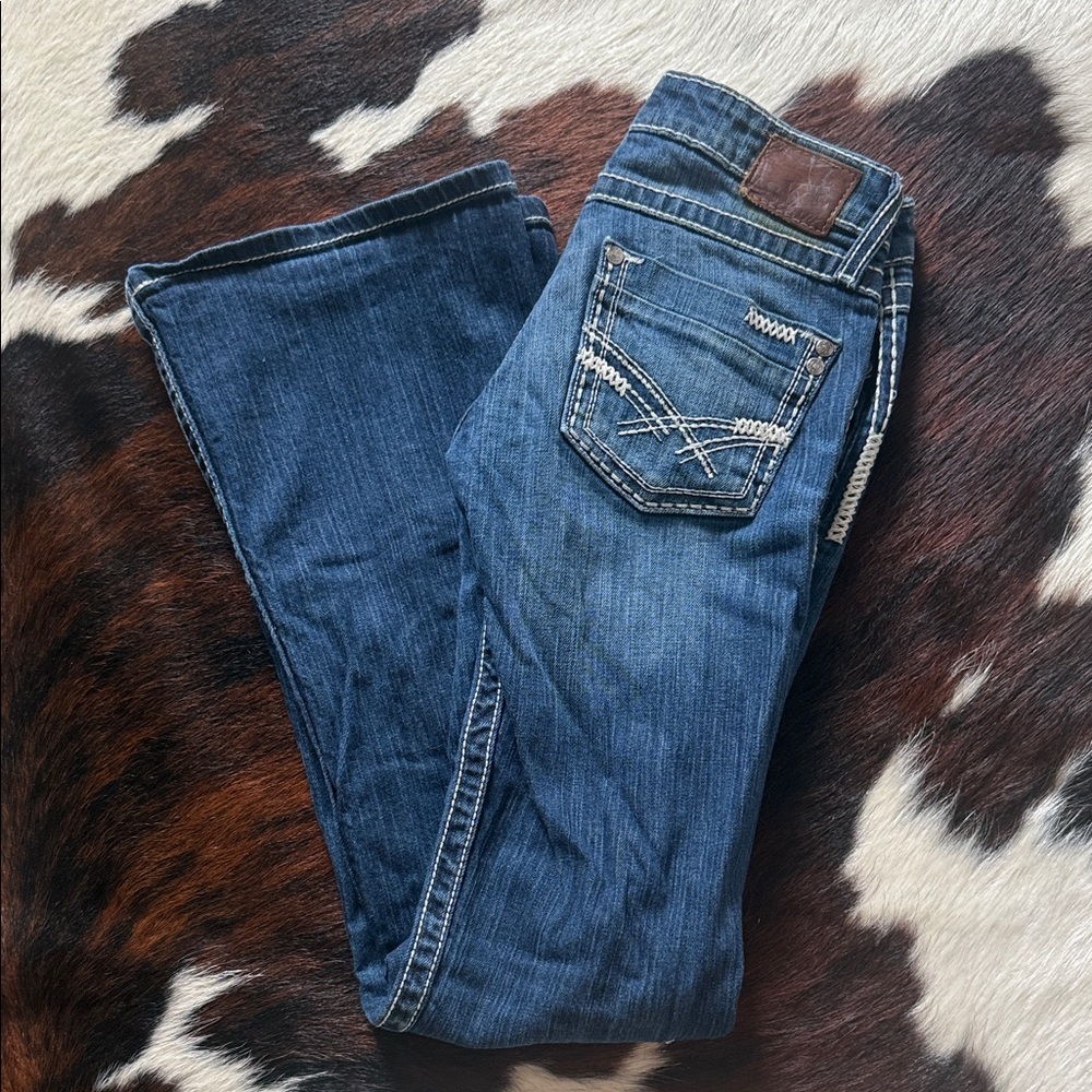 BKE Dark Blue Boot Cut Jeans